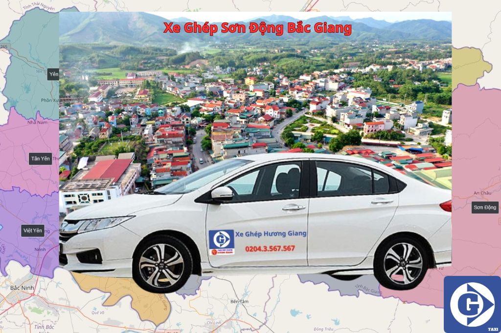 Xe Ghép Sơn Động Bắc Giang Tải App GV Taxi