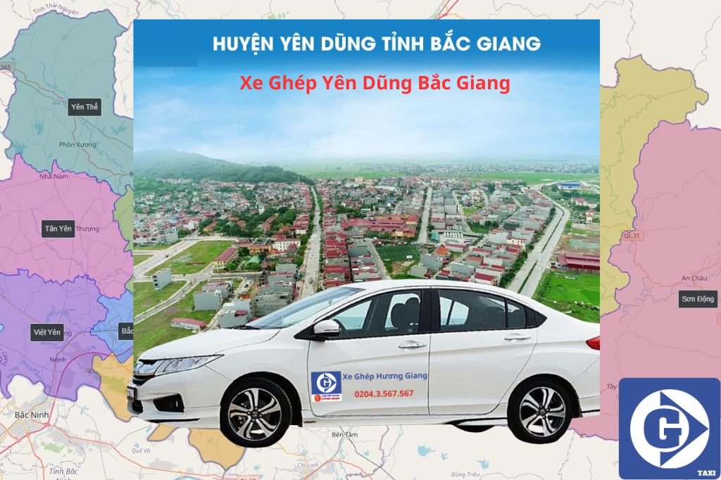 Xe Ghép Yên Dũng Bắc Giang Tải App GV Taxi