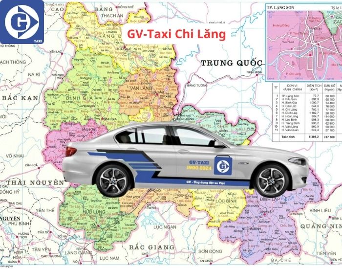 Taxi Chi Lăng Lạng Sơn Tải App GVTaxi