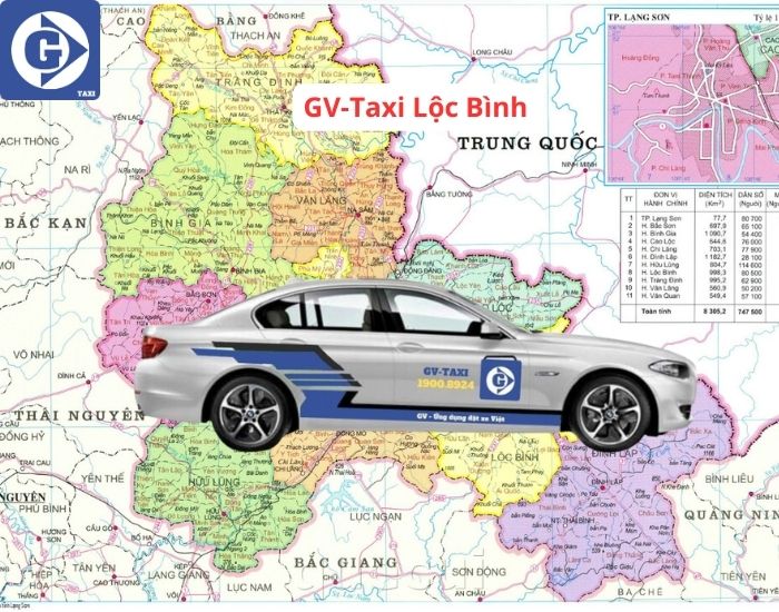 Taxi Lộc Bình Lạng Sơn Tải App GVTaxi