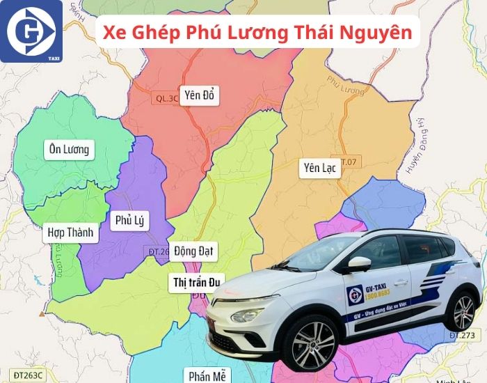 Xe Ghép Phú Lương Thái Nguyên Tải App GV Taxi