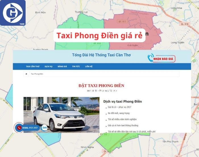 Taxi Phong Điền Cần Thơ Tải App GV Taxi