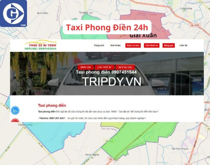 Taxi Phong Điền Cần Thơ Tải App GV Taxi