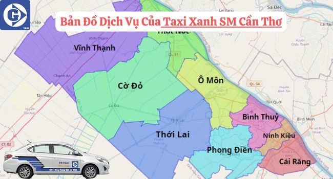 Taxi Xanh SM Cần Thơ Tải App GVTaxi