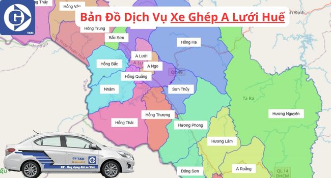 Xe Ghép A Lưới Huế Tải App GVTaxi