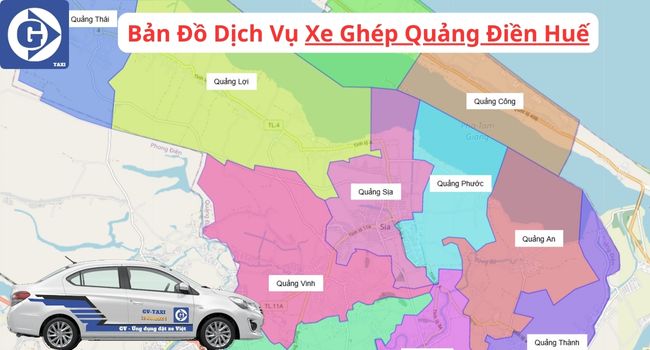 Xe Ghép Quảng Điền Huế Tải App GVTaxi