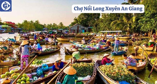 Chợ Nổi Long Xuyên An Giang Tải App GVTaxi