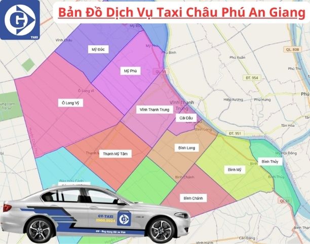 Taxi Châu Phú An Giang Tải App GVTaxi