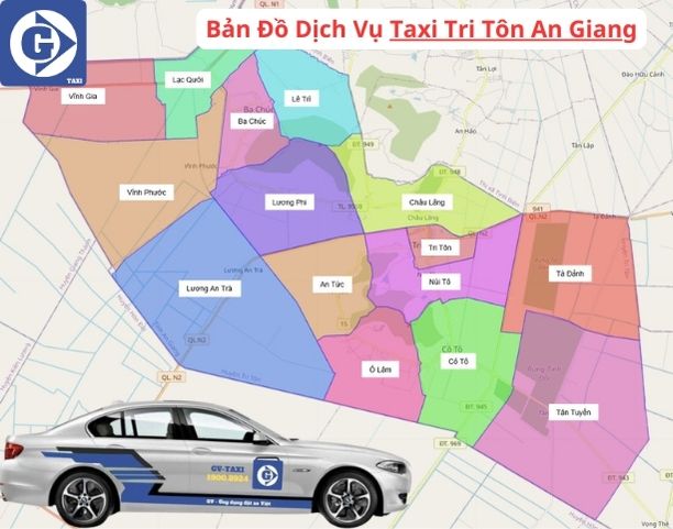 Taxi Tri Tôn An Giang Tải App GVTaxi