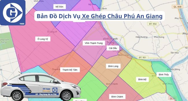 Xe Ghép Châu Phú An Giang Tải App GVTaxi