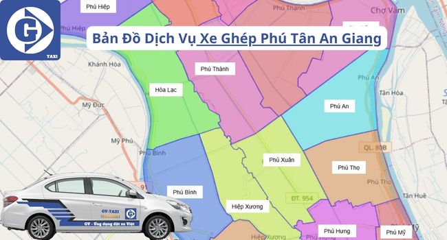 Xe Ghép Phú Tân An Giang Tải App GVTaxi