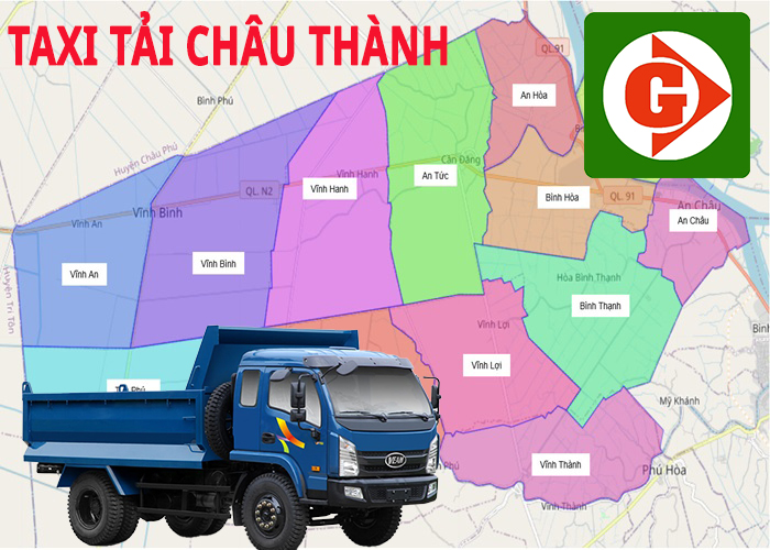 Taxi Tải Châu Thành An Giang Tải App GV Taxi