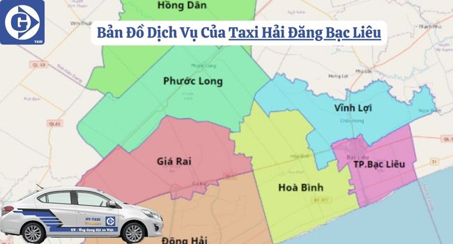 Taxi Hải Đăng Bạc Liêu Tải App GVTaxi