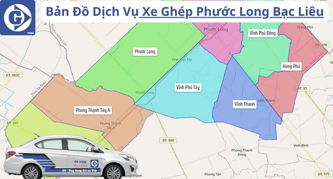 Xe Ghép Phước Long Bạc Liêu Tải App GVTaxi