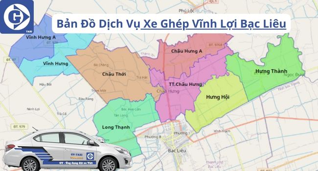 Xe Ghép Vĩnh Lợi Bạc Liêu Tải App GVTaxi