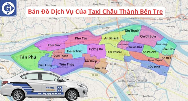 Taxi Châu Thành Bến Tre Tải App GVTaxi