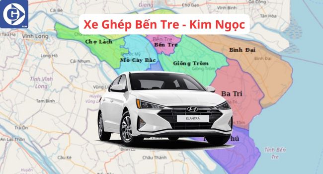 Xe Ghép Bến Tre Tải App GVTaxi