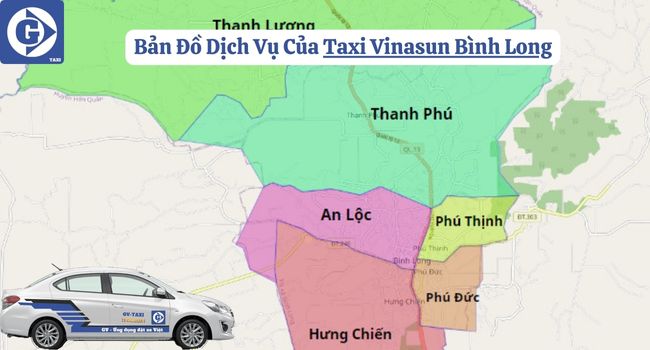 Taxi Vinasun Bình Long Tải App GVTaxi