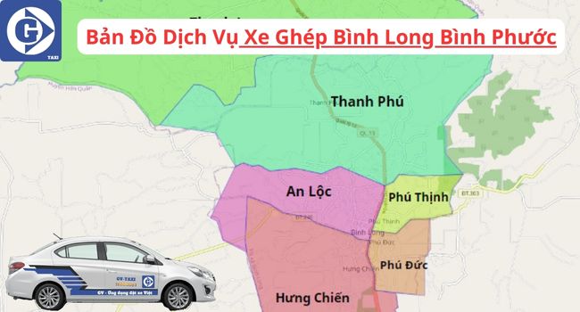 Xe Ghép Bình Long Bình Phước Tải App GVTaxi