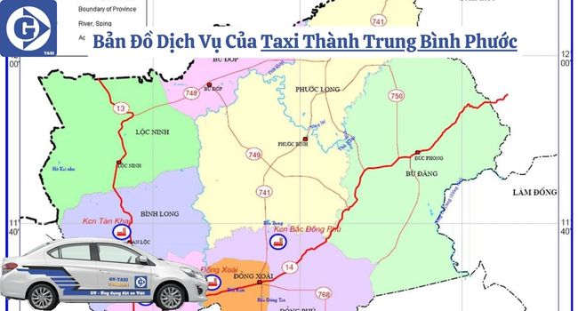 Taxi Thành Trung Bình Phước Tải App GVTaxi