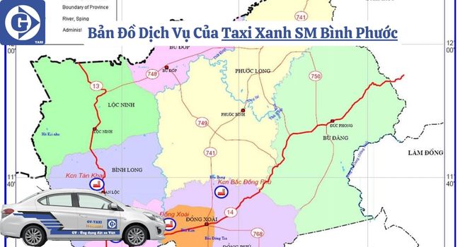 Taxi Xanh SM Bình Phước Tải App GVTaxi