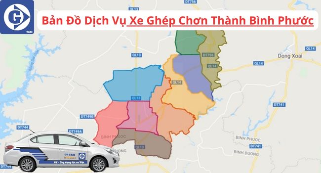 Xe Ghép Chơn Thành Bình Phước Tải App GVTaxi