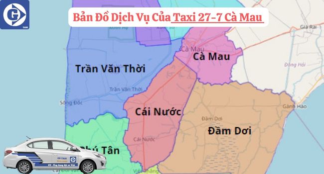 Taxi 27-7 Cà Mau Tải App GVTaxi