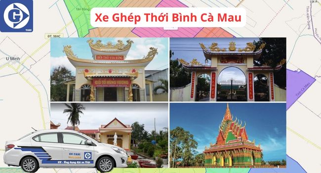 Xe Ghép Thới Bình Cà Mau Tải App GVTaxi