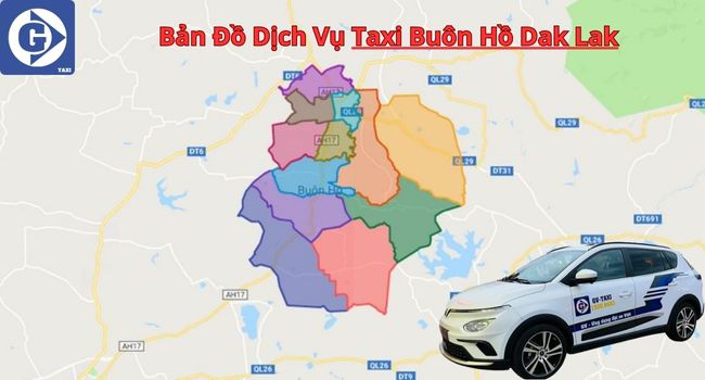 Taxi Buôn Hồ DakLak Tải App GVTaxi