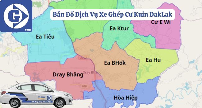 Xe Ghép Cư Kuin DakLak Tải App GVTaxi