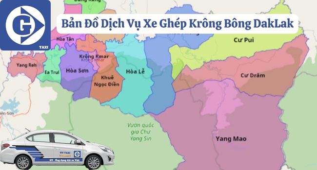 Xe Ghép Krông Bông DakLak Tải App GVTaxi