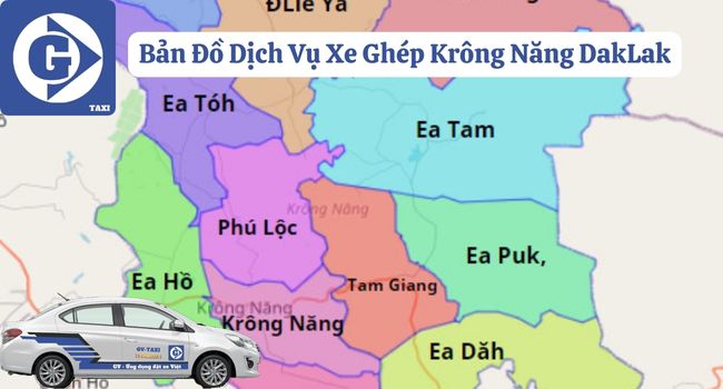 Xe Ghép Krông Năng ĐakLak Tải App GVTaxi