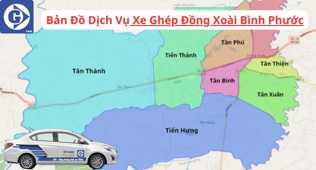 Xe Ghép Đồng Xoài Bình Phước Tải App GVTaxi