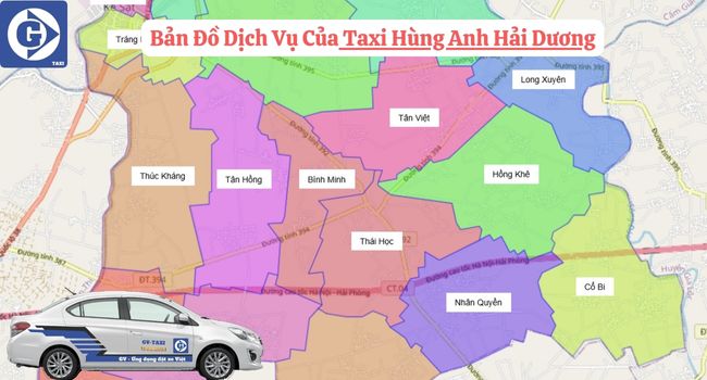 Taxi Hùng Anh Hải Dương Tải App GVTaxi