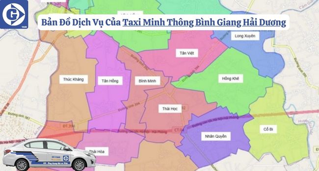 Taxi Minh Thông Bình Giang Hải Dương Tải App GVTaxi