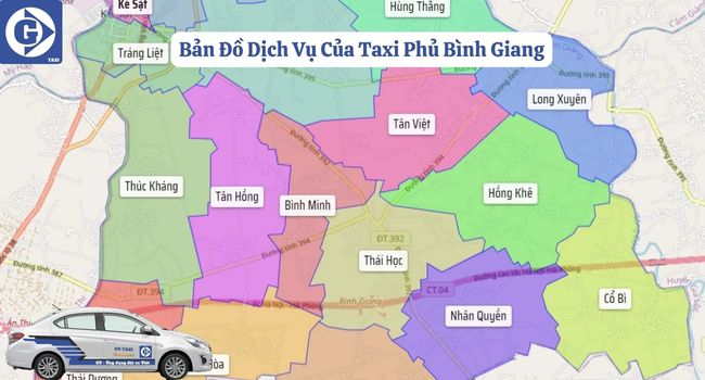 Taxi Phủ Bình Giang Tải App GVTaxi