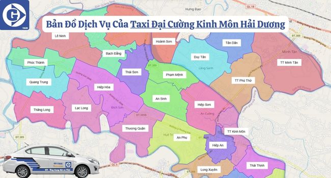 Taxi Đại Cường Kinh Môn Hải Dương Tải App GVTaxi