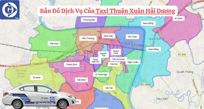 Taxi Thuận Xuân Hải Dương Tải App GVTaxi