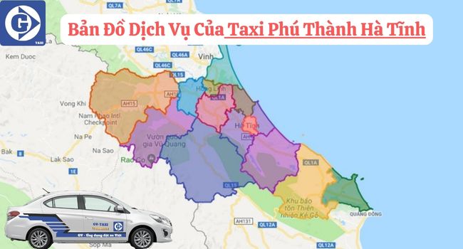 Taxi Phú Thành Hà Tĩnh Tải App GVTaxi