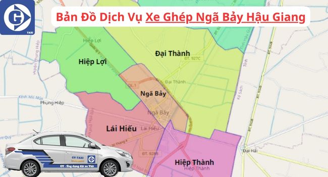 Xe Ghép Ngã Bảy Hậu Giang Tải App GVTaxi