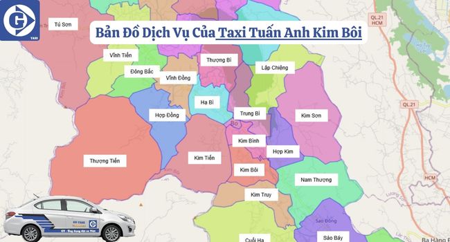 Taxi Tuấn Anh Kim Bôi Tải App GVTaxi