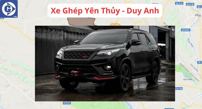 Xe Ghép Yên Thủy Hòa Bình Tải App GVTaxi