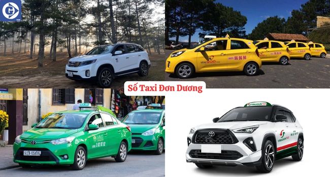 Số Taxi Đơn Dương Tải App GVTaxi