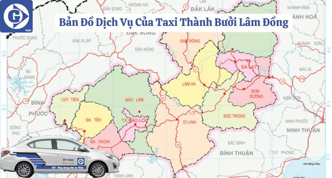 Taxi Thành Bưởi Lâm Đồng Tải App GVTaxi