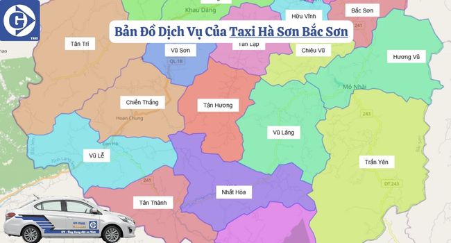 Taxi Hà Sơn Bắc Sơn Tải App GVTaxi