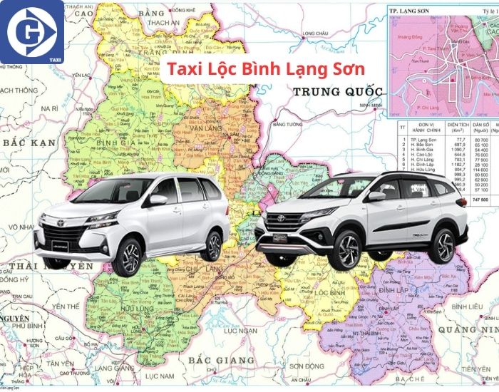 Taxi Lộc Bình Lạng Sơn Tải App GVTaxi