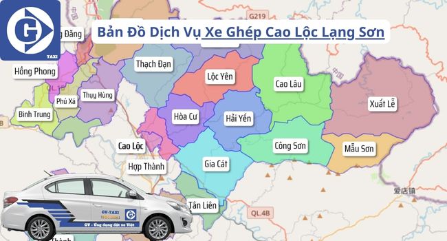 Xe Ghép Can Lộc Lạng Sơn Tải App GVTaxi