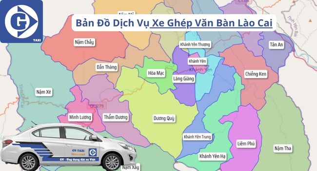 Xe Ghép Văn Bàn Lào Cai Tải App GVTaxi