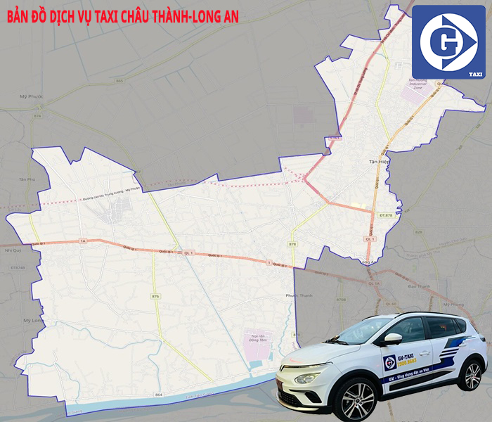 Taxi Châu Thành Long An Tải App GV Taxi