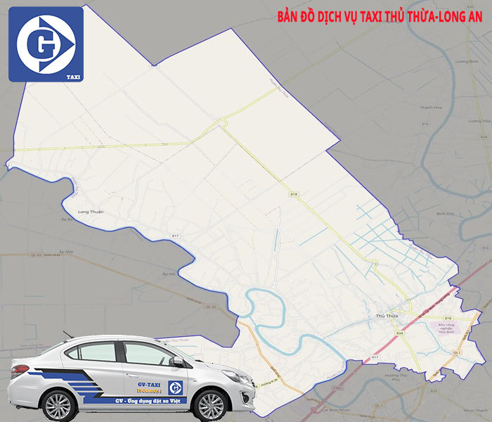 Taxi Thủ Thừa Long An Tải App GV Taxi